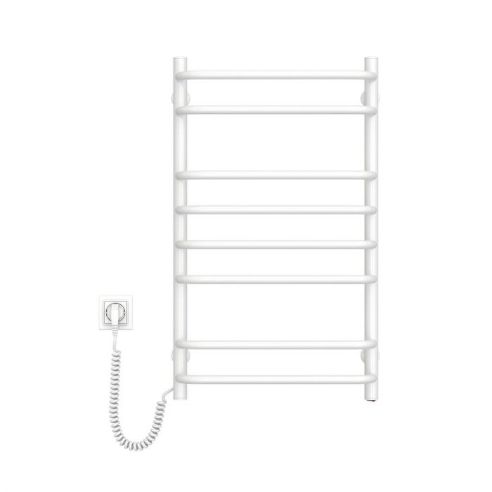 Рушникосушка Navin електрична Симфонія, 800х480х150мм, кнопка, сталь, білий, ліве підключення