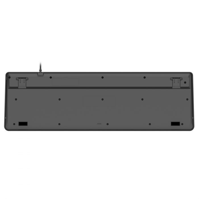 Клавіатура мембранна 2E KS405 104key, USB-A, EN/UK, чорний