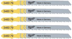 Полотно пиляльне для лобзика Milwaukee T101BR, по дереву, крок зуба 2.5ммх75мм, 5шт