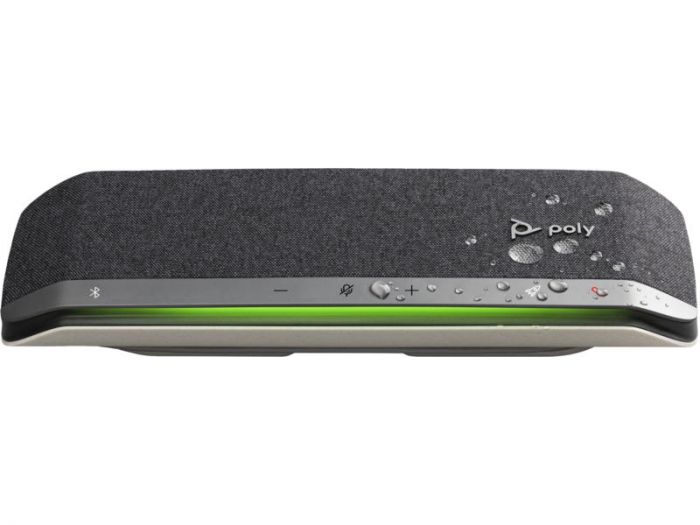 Спікерфон Poly Sync 40+ -M з адаптером BT700A, 3 x Bi-Mic, радіус 2,5 м, USB-A, USB-C, Bluetooth, сірий