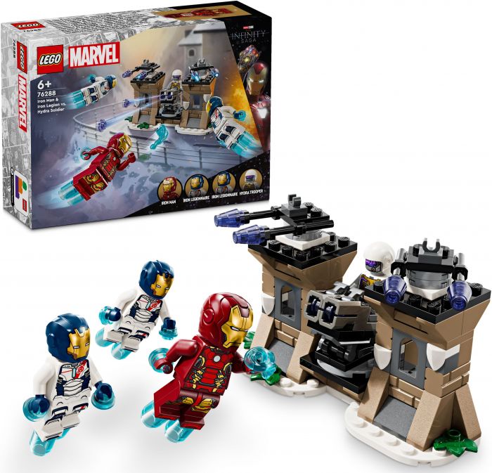 Конструктор LEGO Marvel Залізна Людина і Залізний легіон проти солдата Гідри