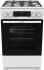 Плита Gorenje комбінована, 70л, 50x60см, дисплей, IconLed, чавун, білий