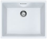 Кухонна мийка Franke Sirius, тектонайт, врізна, без крила, чаша-1, 525х440х200, SID 110-50, біла