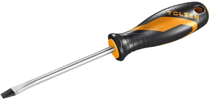 Викрутка Tolsen Ерго плоска, SL5.5x100мм, сталь CrV