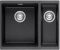 Мийка кухонна Franke Sirius, тектонайт, прямокутник, без крила, 560х435х200мм, чаша - 1,5, під стільницю, SID 160, чорний