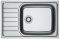 Мийка кухонна Franke Spark, нерж.сталь, прямокутник, з крилом, 780х500х160мм, чаша - 1, врізна, оборотна, SKL 611-78 XL, нерж декор