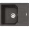 Мийка кухонна Franke Urban, фраграніт, прямокутник, з крилом, 620х500х220мм, чаша - 1, врізна, оборотна, UBG 611-62, сірий сланець