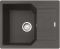 Мийка кухонна Franke Urban, фраграніт, прямокутник, з крилом, 620х500х220мм, чаша - 1, врізна, оборотна, UBG 611-62, сірий сланець