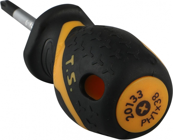 Викрутка Tolsen Ерго хрестова, PH1х38мм, сталь CrV