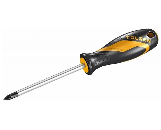 Викрутка Tolsen Ерго хрестова, PH1х100мм, сталь CrV