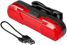 Ліхтар велосипедний Neo Tools задній, 30 люмен, 3Вт, USB, 210мА·год, 4 функцій освітлення, функція STOP, IPX4