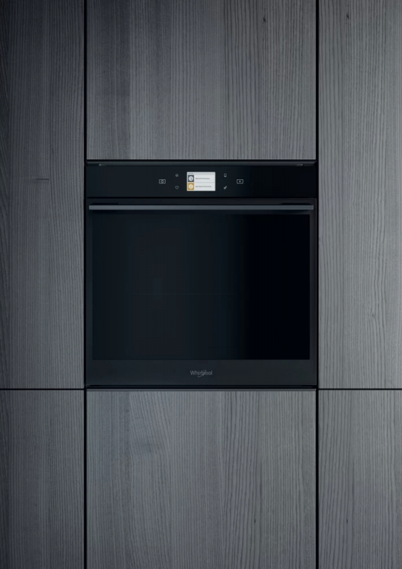 Духова шафа Whirlpool електрична, 73л, A+, дисплей, конвекція, телескопічні напрямні, чорний