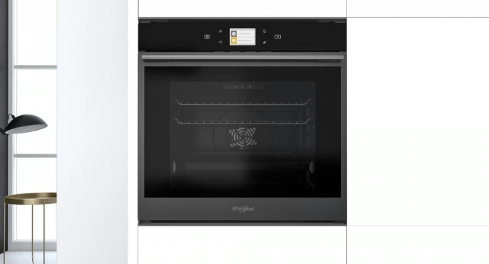 Духова шафа Whirlpool електрична, 73л, A+, дисплей, конвекція, телескопічні напрямні, чорний