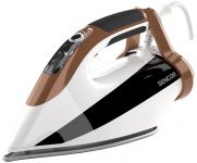 Праска Sencor, 2800Вт, 330мл, паровий удар -195гр, постійна пара - 55гр, pro та auto режими, керам. підошва, біло-коричневий