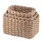 Набір кошиків плетених для зберігання Ardesto Prestigio (3.3/2.2/1.4л), 3 предмети, паперовий шпагат, бежевий