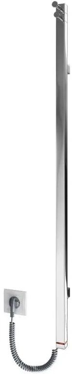 Рушникосушка Mario електрична Рей Кубо-І, 1500x30x55130мм, таймер-регулятор, нерж.сталь, чорний мат