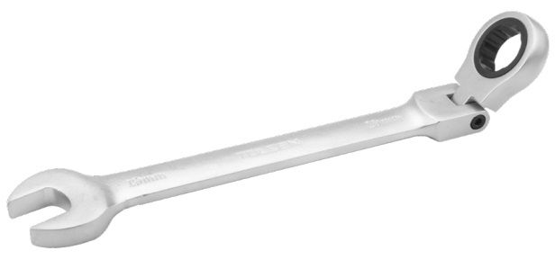 Ключ гайковий Tolsen, комбінований, храповий механізм, CrV, 198мм, 14мм