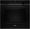 Духова шафа Siemens електрична, 76л, A, дисплей, конвекція, телескопічні направляючі, чорний