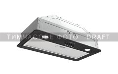 Витяжка Ardesto вбудована, 52см, 450м3ч, чорний