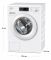 Пральна машина Miele WSA 023 WCS фронтальна, 7кг, 1400, A+++, 64.3см, дисплей, інвертор, білий