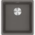 Мийка кухонна Franke Maris, фраграніт, прямокутник, без крила, 553х433х200мм, чаша - 1, монтаж під стільницю, MRG 110-37, сірий камінь