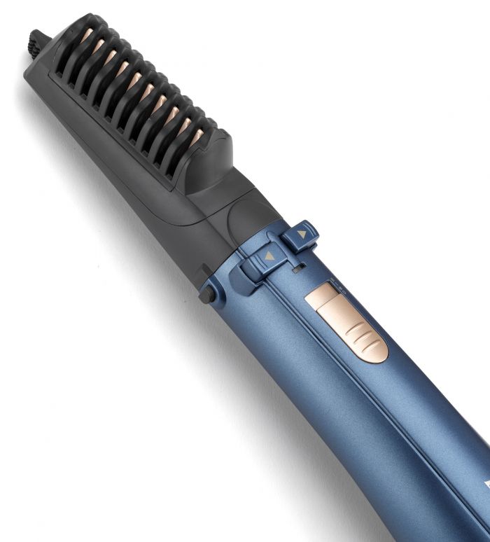 Фен-щітка Babyliss Style Pro, 1000Вт, 2 режими, іоніз-я, хол. Обдув, чохол для зберігання, кераміка, синій