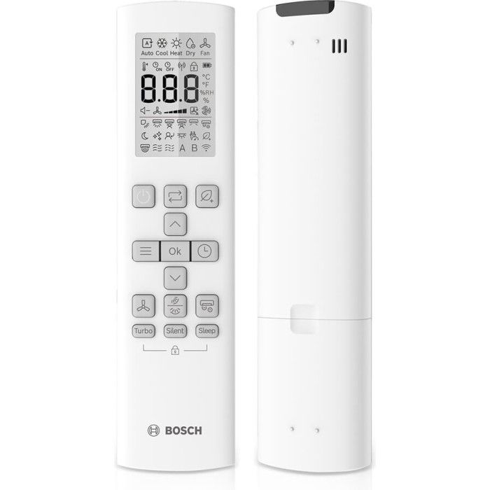 Кондиціонер Bosch Climate 7000i 35м2 інвертор 12000BTU 3.4кВт A+++/A+++ -30°С Wi-Fi R32 білий