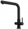 Змішувач для кухні Franke Lina L Clear Water 2.0, довж.виливу - 254 мм, поворотний, 1 важіль , чорний матовий