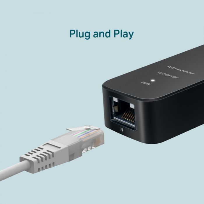 Сплітер PoE TP-LINK POE10E 1xFE, 1xFE PoE PD, 20W