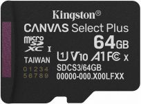 Карта пам'яті Kingston microSD   64GB C10 UHS-I A1 V10 R100MB/s