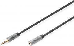 Кабель DIGITUS Audio Extension, 3.5 mm M/F, 3 m