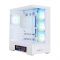 Корпус Zalman P40 DS без БЖ, 2xUSB3.0, 1x Type C, 3x120мм ARGB Reverse,  1x120мм ARGB, VGA 420мм, LCS ready, TG Side/Front Panel, Display, ATX, білий