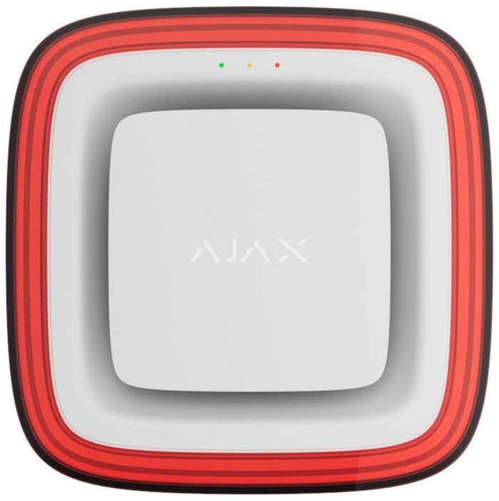 Датчик пожежний світлозвуковий Ajax EN54 FireProtect VAD Sounder white, Jeweller, EN54, бездротовий, білий