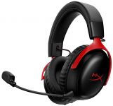 Гарнітура ігрова HyperX Cloud III S, WL/USB-A/USB-C, чорно-червоний