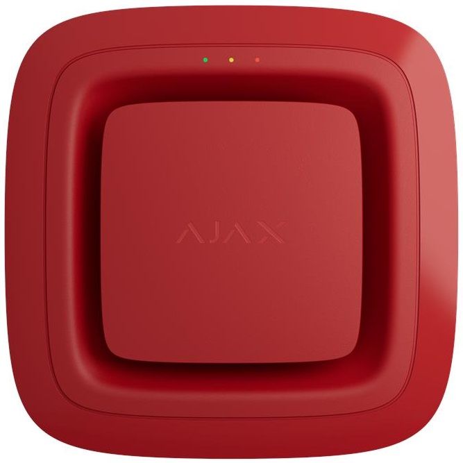 Датчик пожежний звуковий Ajax EN54 FireProtect Sounder red, Jeweller, EN54, бездротовий, червоний