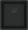 Мийка кухонна Franke Maris, фраграніт, прямокутник, без крила, 403х433х200мм, чаша - 1, монтаж під стільницю, MRG 110-37, чорний матовий