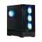 Корпус Zalman P40 Prism Plus без БЖ, 2xUSB3.0, 1x Type C, 3x120мм ARGB Reverse,  1x120мм ARGB, VGA 420мм, LCS ready, TG TG Side/Front/Top Panel, ATX, чорний