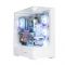 Корпус Zalman P40 Prism Plus без БЖ, 2xUSB3.0, 1x Type C, 3x120мм ARGB Reverse,  1x120мм ARGB, VGA 420мм, LCS ready, TG TG Side/Front/Top Panel, ATX, білий