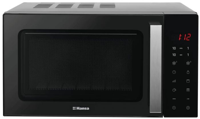 Мікрохвильова піч Hansa, 20л, електрон. керування, без поворотного столу, 700Вт, гриль, чорний