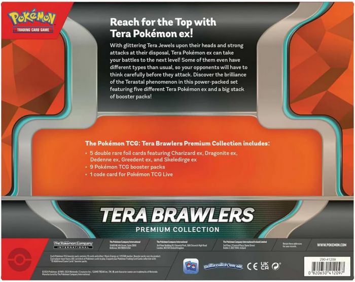 Колекційна карткова гра Pokemon: Tera Brawlers - Premium Collection
