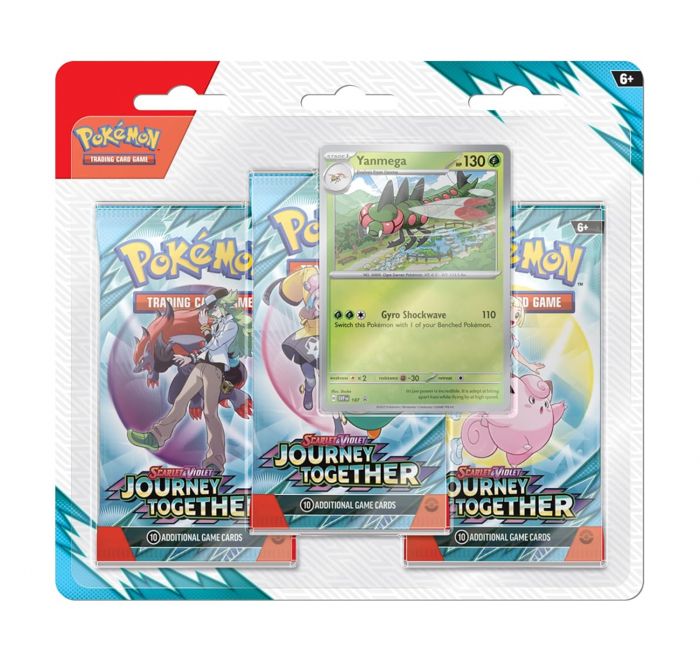 Колекційна карткова гра Pokemon: Scarlet & Violet - Journey Together - 3 Pack Blister