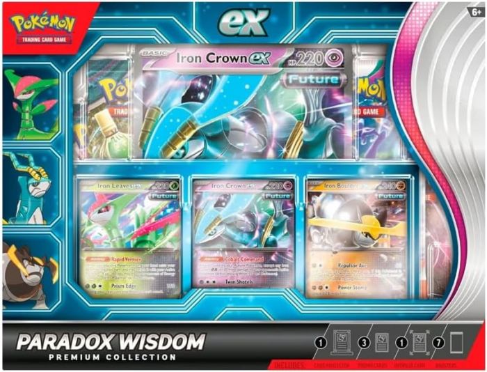 Колекційна карткова гра Pokemon: Paradox Wisdom - Premium Collection
