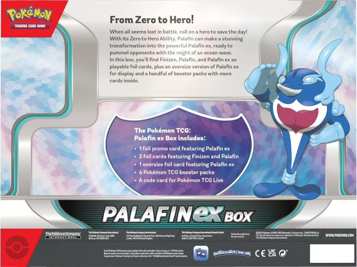 Колекційна карткова гра Pokemon: Palafin ex Box
