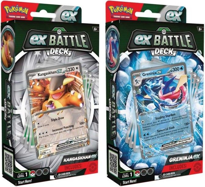 Колекційна карткова гра Pokemon: Greninja ex/Kangaskhan ex - Battle Deck (1 випадково)