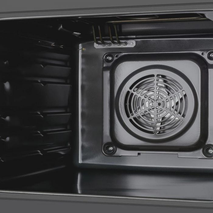 Духовка электр. Hansa, 60см, 62л, A,  гриль , емаль легкого очищення, чорний