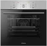 Духовка электр. Hansa, 60см, 62л, A,  гриль , емаль легкого очищення, нержавіюча сталь