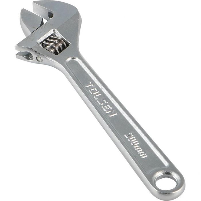 Ключ розвідний Tolsen, робочий діапазон 0-24мм, 200мм, CrV