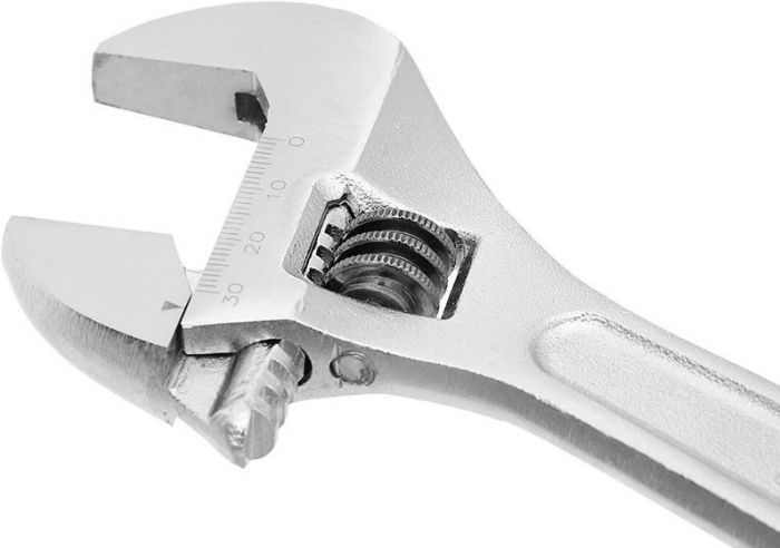 Ключ розвідний Tolsen, робочий діапазон 0-30мм, 250мм, CrV