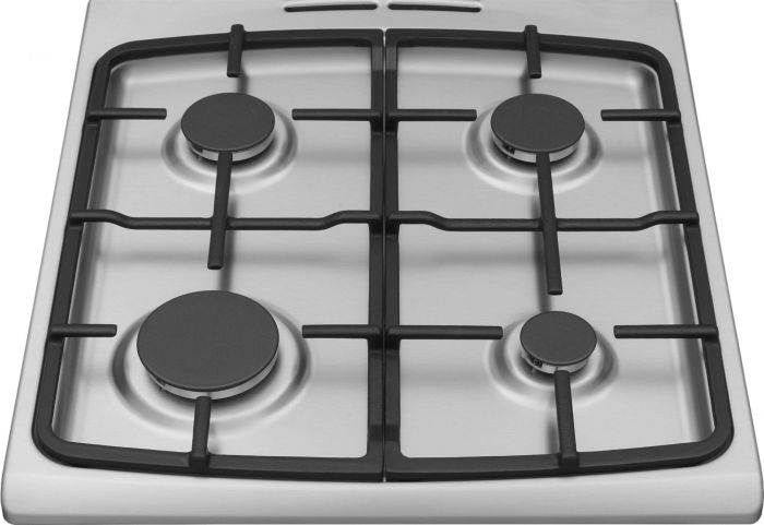 Плита Hansa газова, 50x60см, 71л, чавун, газ контр., нержавіюча сталь