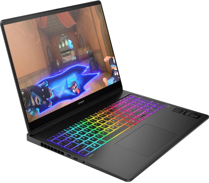 Ноутбук HP OMEN 16-ah0042ua 16" 2.5K OLED, Intel U9-275HX, 64GB, F2048GB, NVD5090-24, DOS, чорний